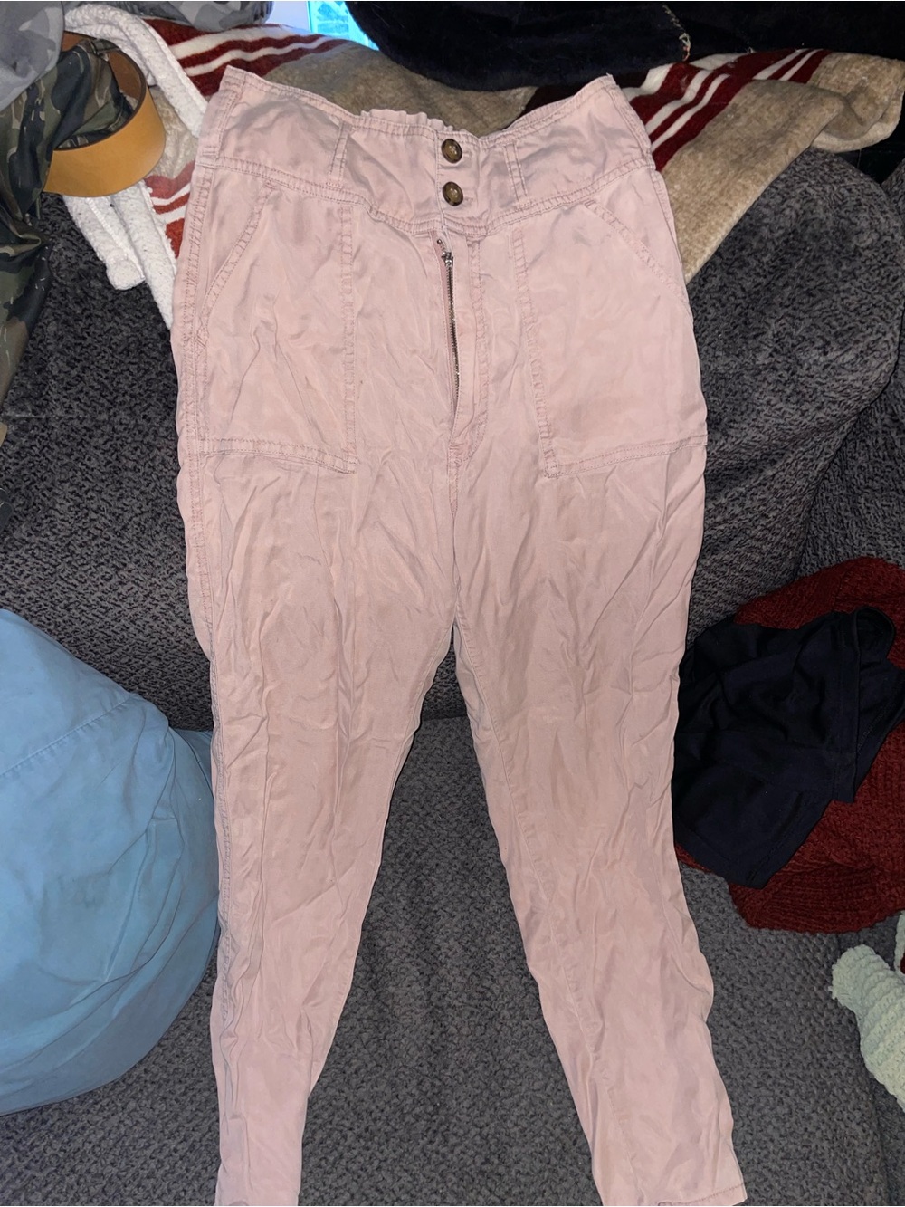 Abercrombie & Fitch Light Pink Jogger Pants